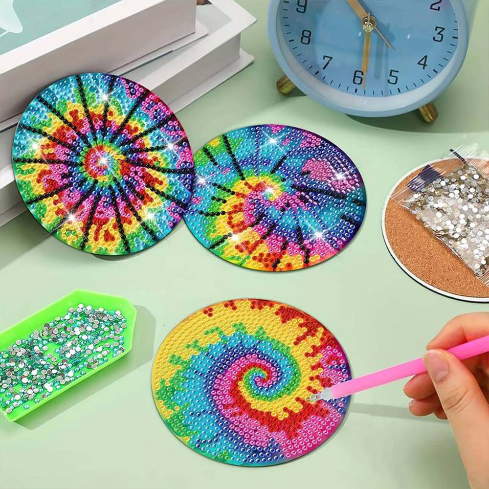 5D Diamond Painting Coaster Spiral
