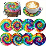 5D Diamond Painting Coaster Spiral