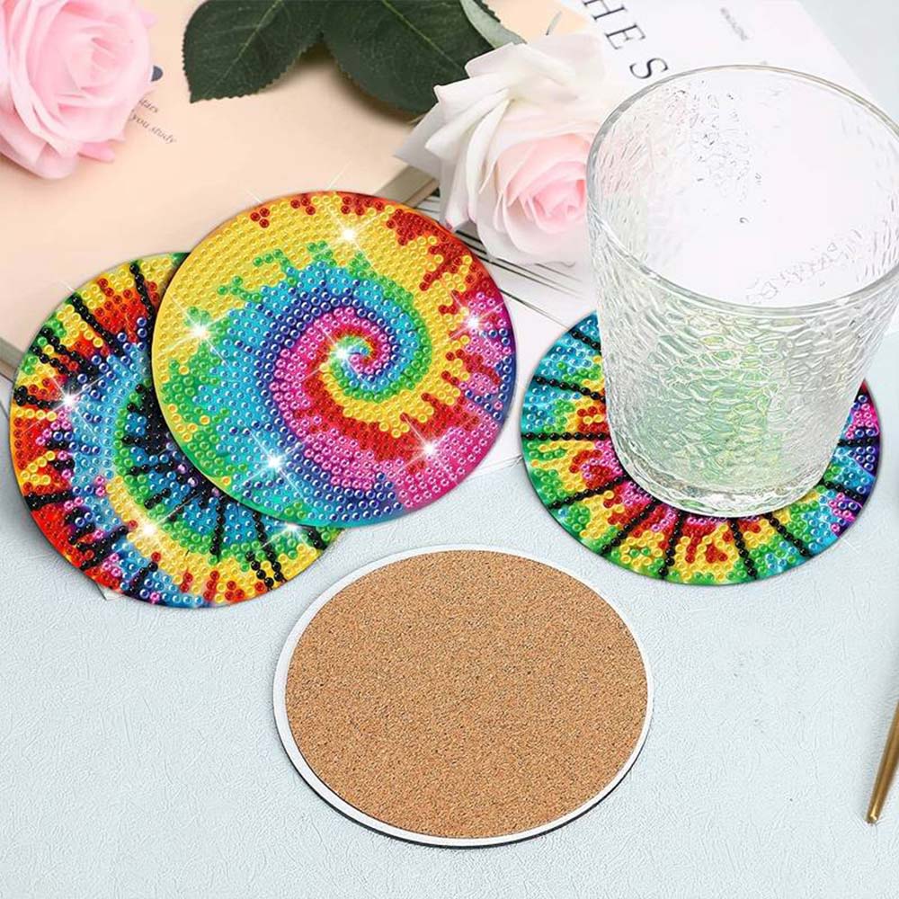 5D Diamond Painting Coaster Spiral