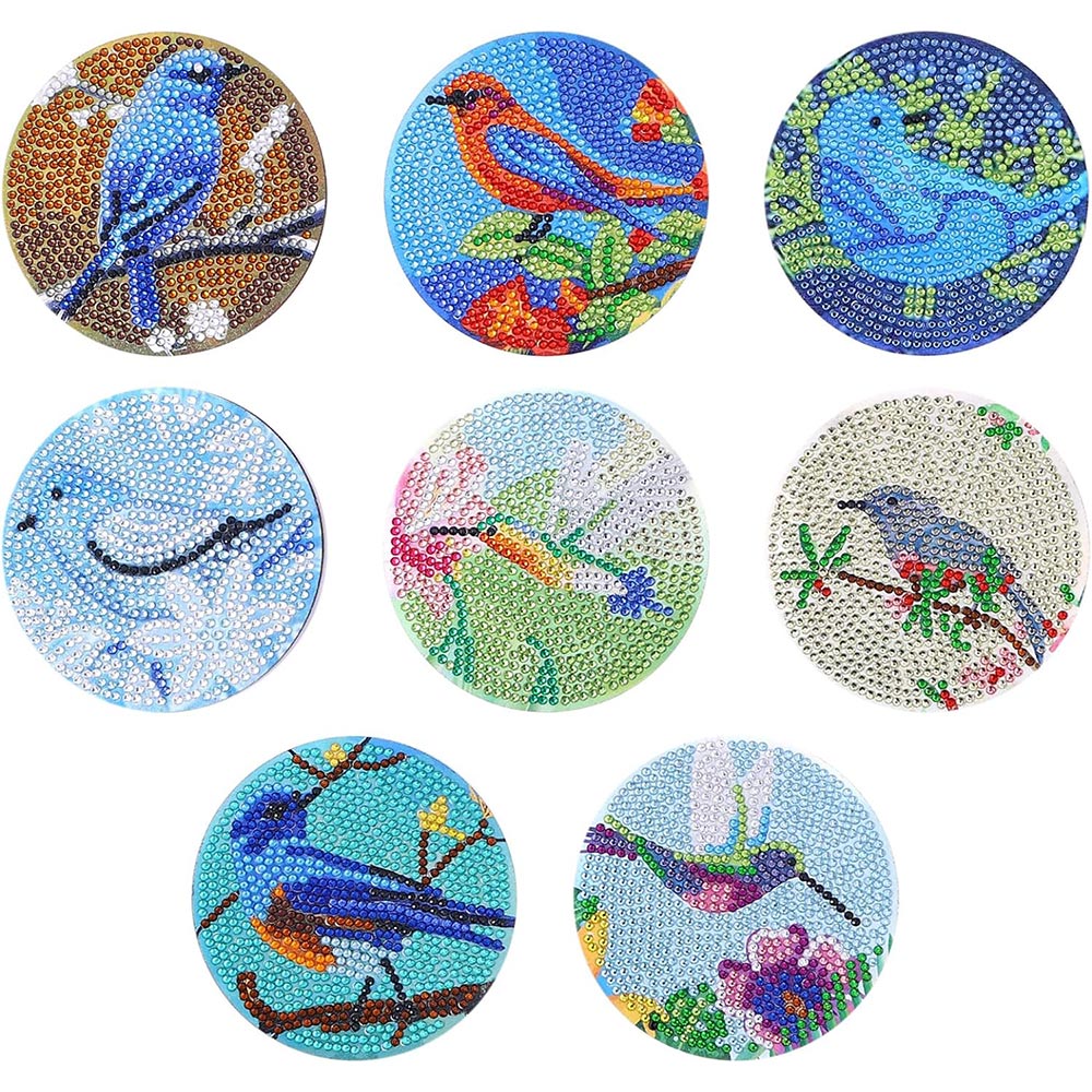 5D Diamond Painting Coaster Birds