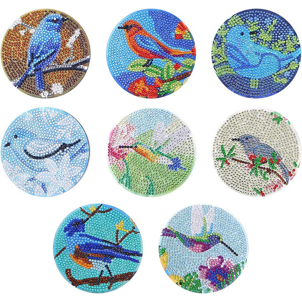 5D Diamond Painting Coaster Birds