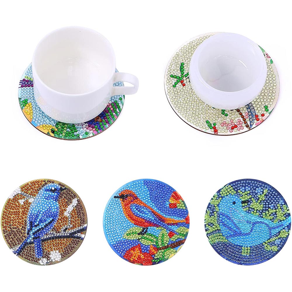 5D Diamond Painting Coaster Birds