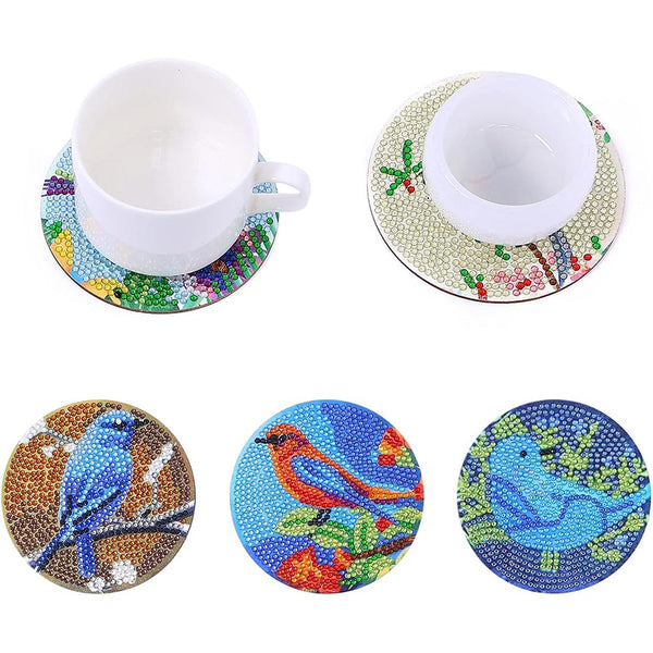 5D Diamond Painting Coaster Birds