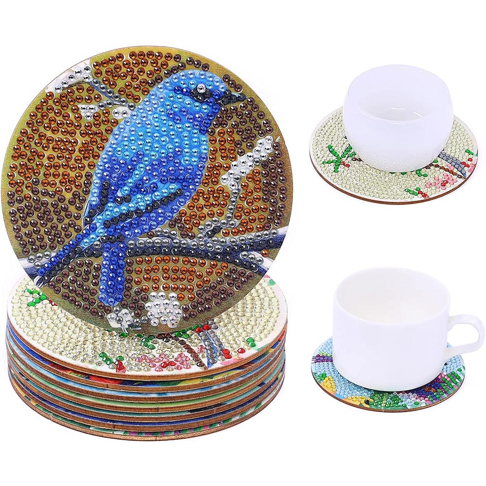 5D Diamond Painting Coaster Birds