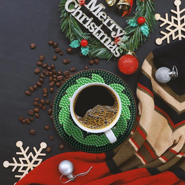 5D Diamond Painting Coaster Christmas theme