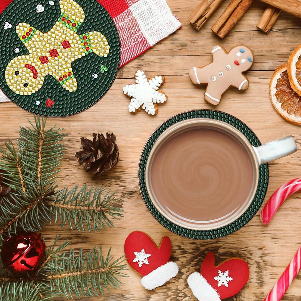 5D Diamond Painting Coaster Christmas theme