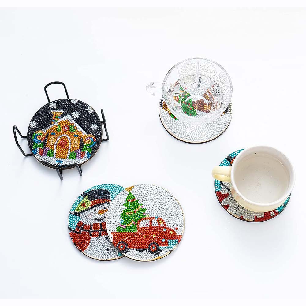 5D Diamond Art Coaster Christmas