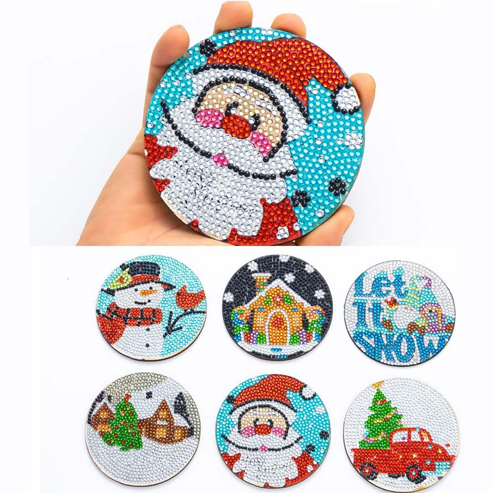 5D Diamond Art Coaster Christmas