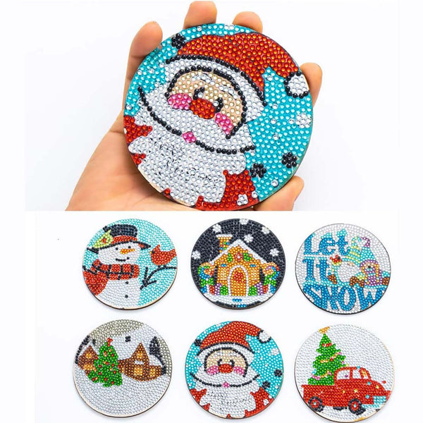5D Diamond Art Coaster Christmas