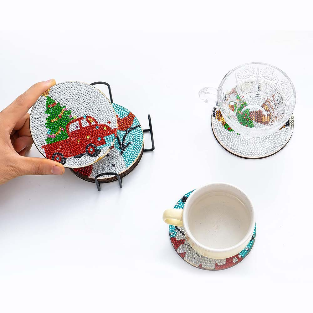 5D Diamond Art Coaster Christmas