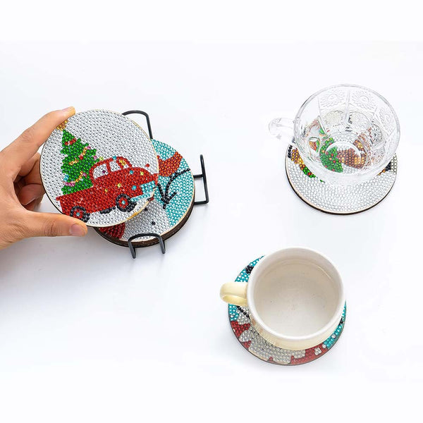 5D Diamond Art Coaster Christmas