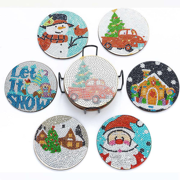 5D Diamond Art Coaster Christmas