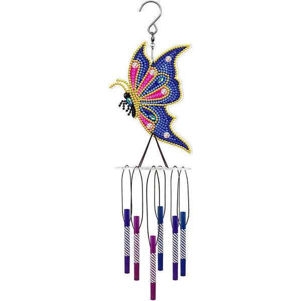 5D Diamond Painting Wind Chime Butterfly design