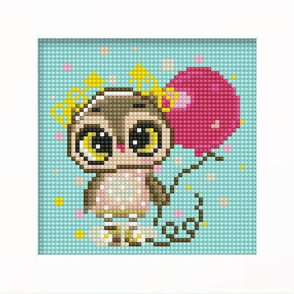 5D Kids Diamond Painting Owl with Picture Frame