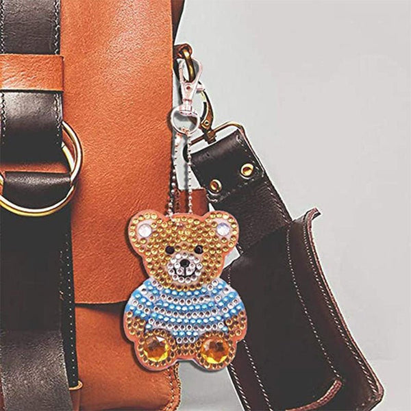 5D Diamond Painting Pendant Bears 4 Piece Set