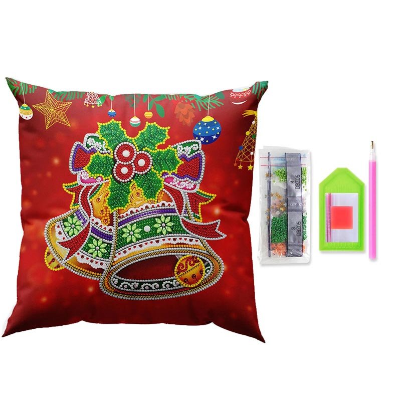 5D Diamond Painting Pillow Cover 11.8"x11.8" Bell