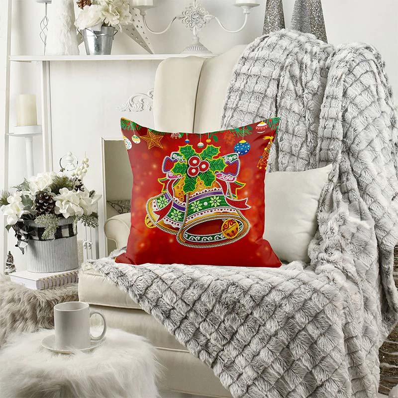5D Diamond Painting Pillow Cover 11.8"x11.8" Bell