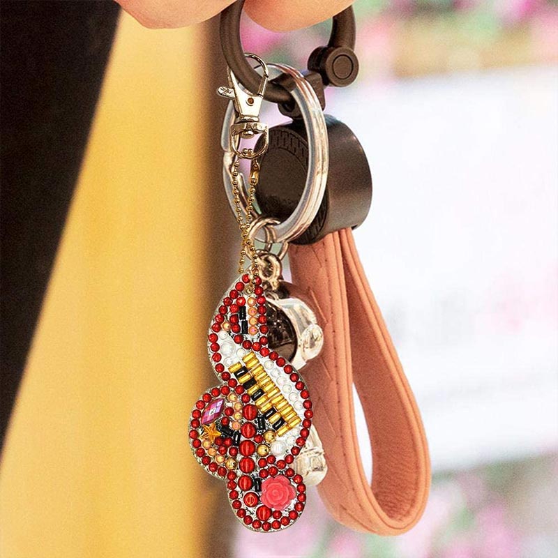 5D Diamond Painting Keychain Melody 5 Pieces