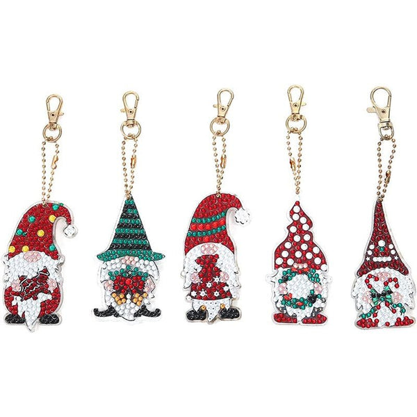 5D Diamond Painting Keychain Dwarves Set 1