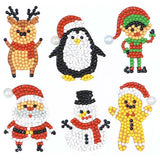 5D Diamond Painting Sticker Set 2 Christmas for Kids
