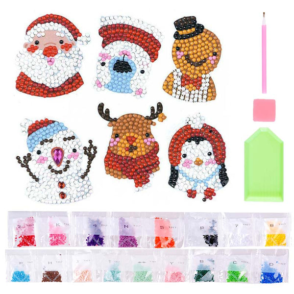 5D Diamond Painting Sticker Set 3 Christmas for Kids