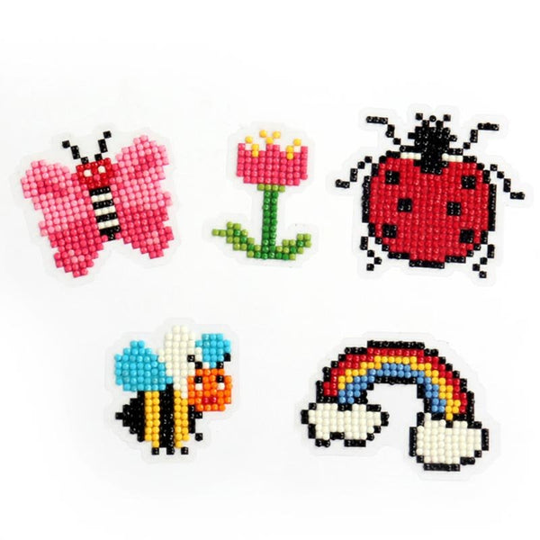 5D Diamond Painting Sticker Set Colorful Nature for Kids