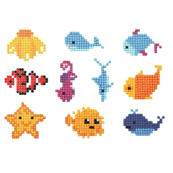 5D Diamond Painting Sticker Set Fish for Kids