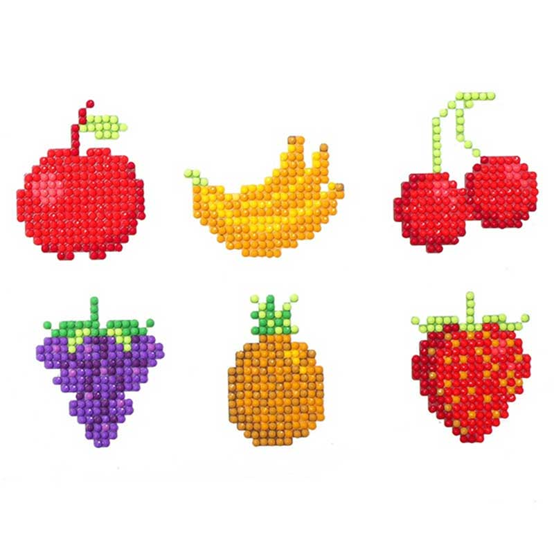 5D Diamond Painting Sticker Set Fruit for Kids