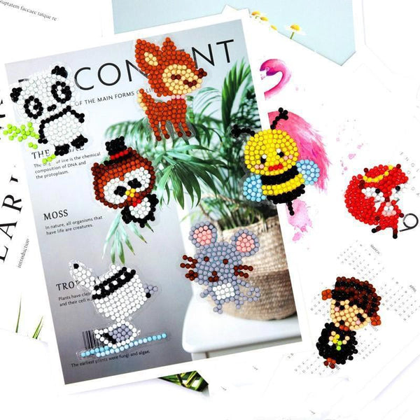 5D Diamond Painting Sticker Set Animals for Kids