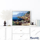 paint by numbers | Beautiful Seaside and Mountains | advanced landscapes | FiguredArt