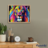 paint by numbers | Lion Pop Art | animals beginners easy lions Pop Art | FiguredArt