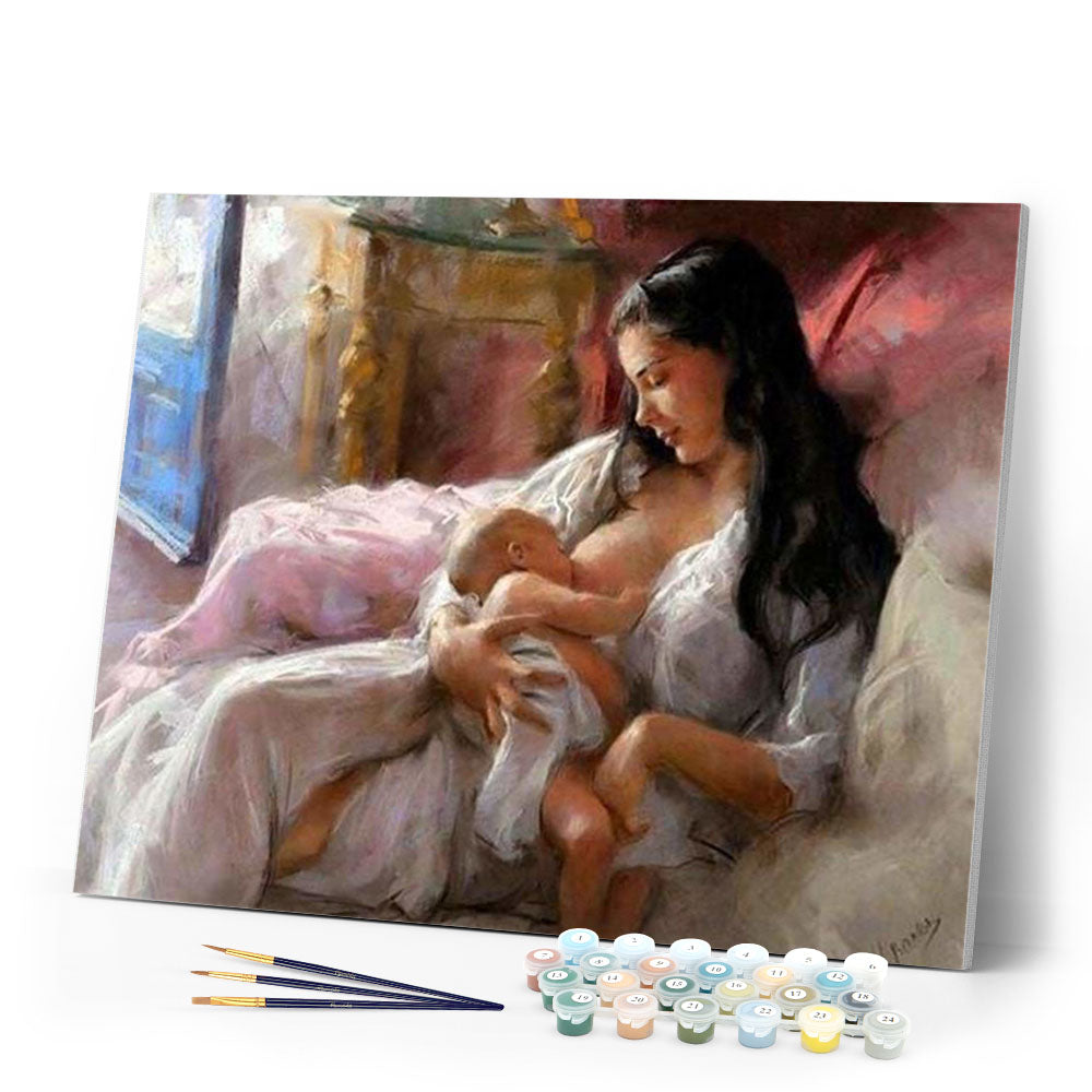 paint by numbers | Breastfeeding | advanced romance | FiguredArt