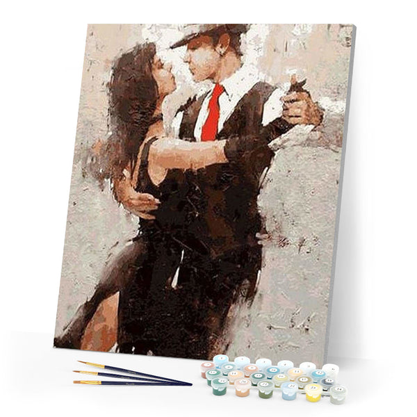 paint by numbers | Couple dancing | dance intermediate | FiguredArt