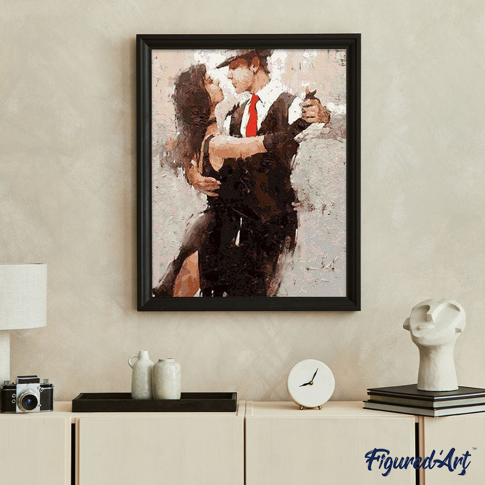 paint by numbers | Couple dancing | dance intermediate | FiguredArt