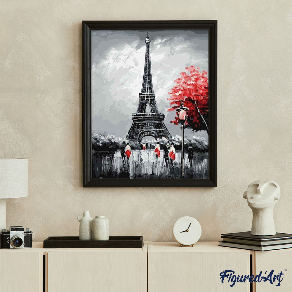 Paint by numbers - Paris Eiffel Tower – Figured'Art