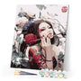 paint by numbers | Beautiful Asian lady | easy romance | FiguredArt