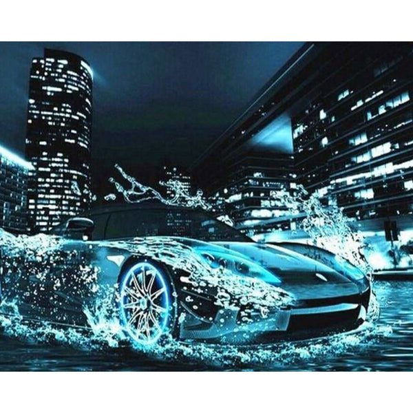 paint by numbers | Abstract Sports Car | advanced cars and motos | FiguredArt