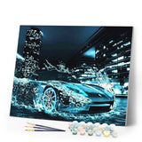 paint by numbers | Abstract Sports Car | advanced cars and motos | FiguredArt