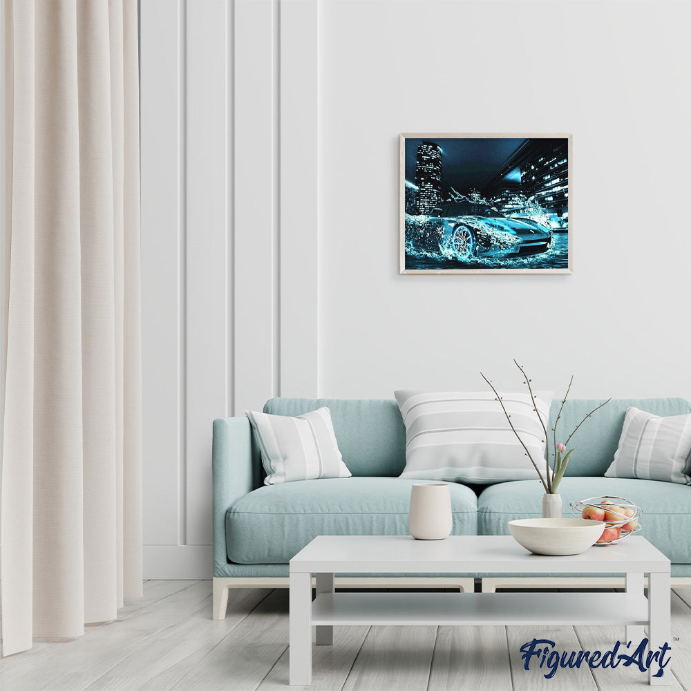 paint by numbers | Abstract Sports Car | advanced cars and motos | FiguredArt