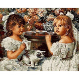 paint by numbers | Anna and Sally | advanced animals portrait romance | FiguredArt