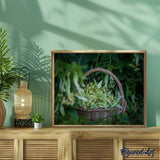 paint by numbers | Basket of Flowers | flowers intermediate | FiguredArt