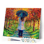 paint by numbers | Autumn and Black Umbrella | advanced landscapes | FiguredArt