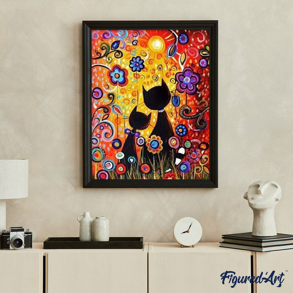 paint by numbers | Cartoon cats | animals cats easy | FiguredArt