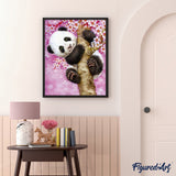 paint by numbers | Baby Panda | animals intermediate pandas | FiguredArt