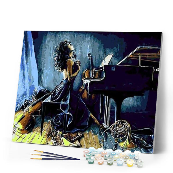 paint by numbers | Talented Pianist | advanced dance | FiguredArt