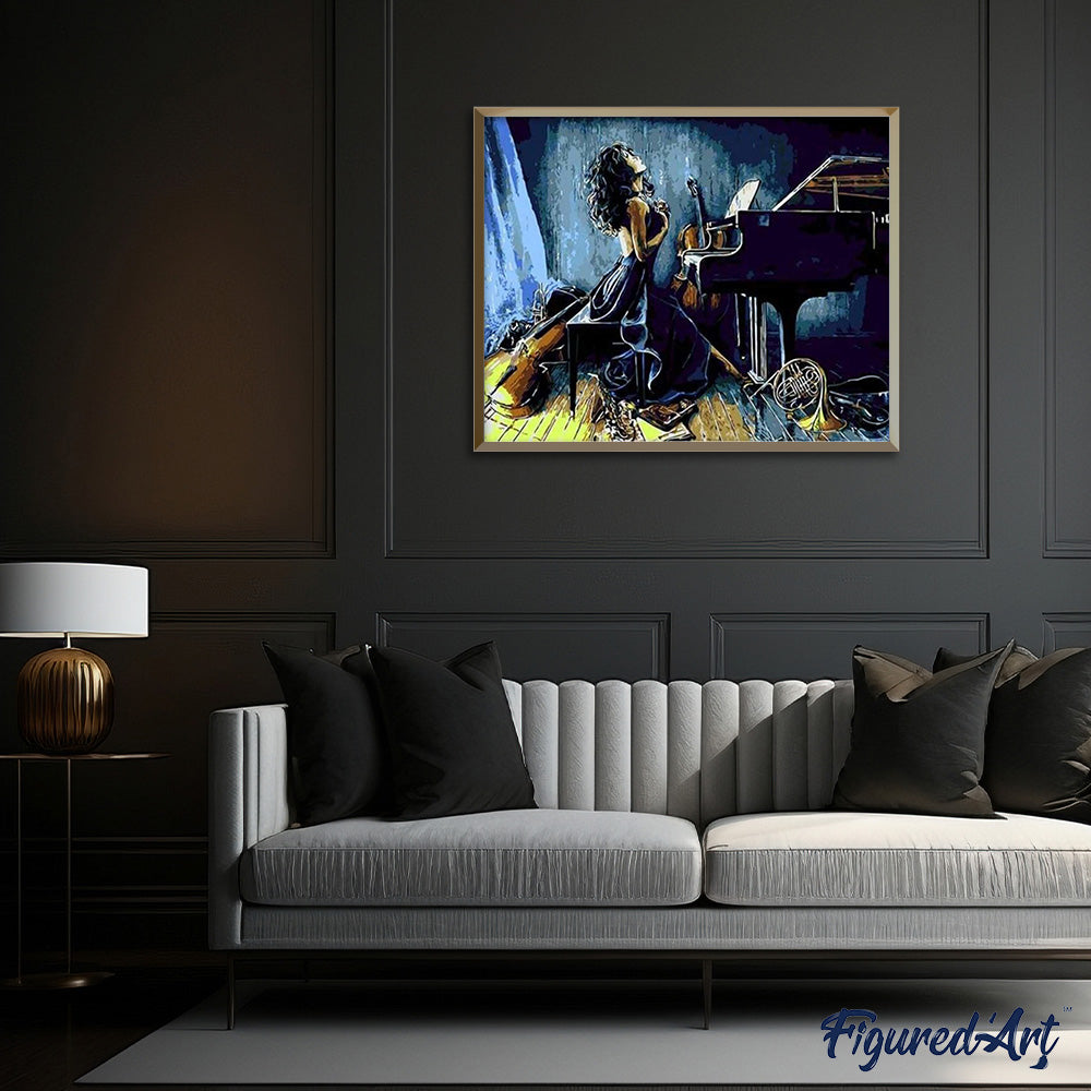 paint by numbers | Talented Pianist | advanced dance | FiguredArt