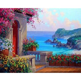 paint by numbers | Seaside in Greece | advanced landscapes | FiguredArt