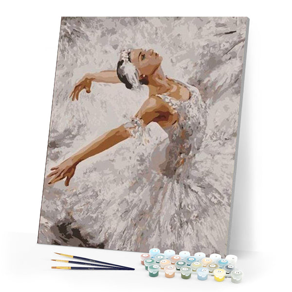 paint by numbers | Beautiful Ballerina | advanced dance | FiguredArt