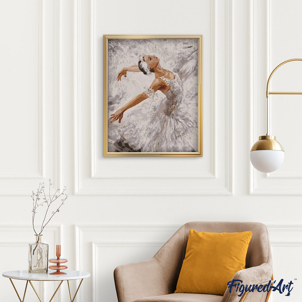 paint by numbers | Beautiful Ballerina | advanced dance | FiguredArt