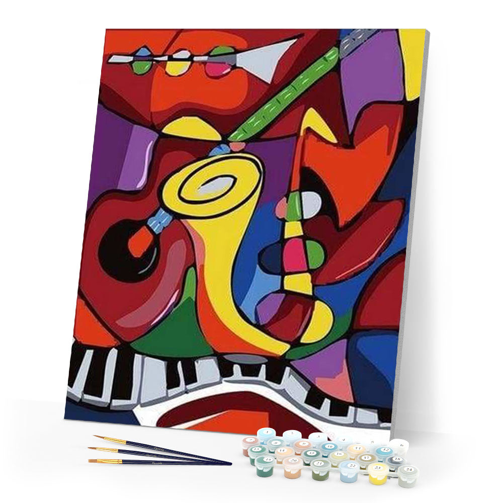 Paint by numbers - Jazz Band – Figured'Art